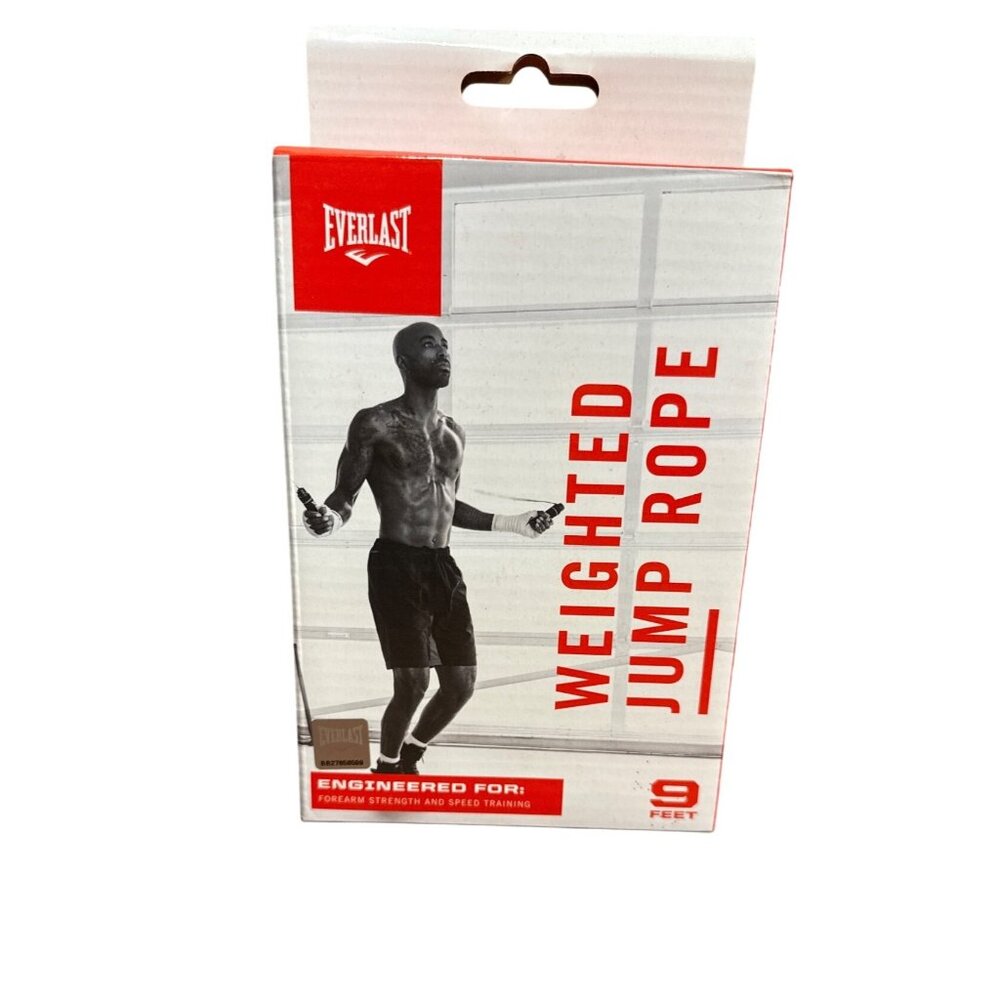 Everlast Weighted Jump Rope 9 Speed Rope NEW